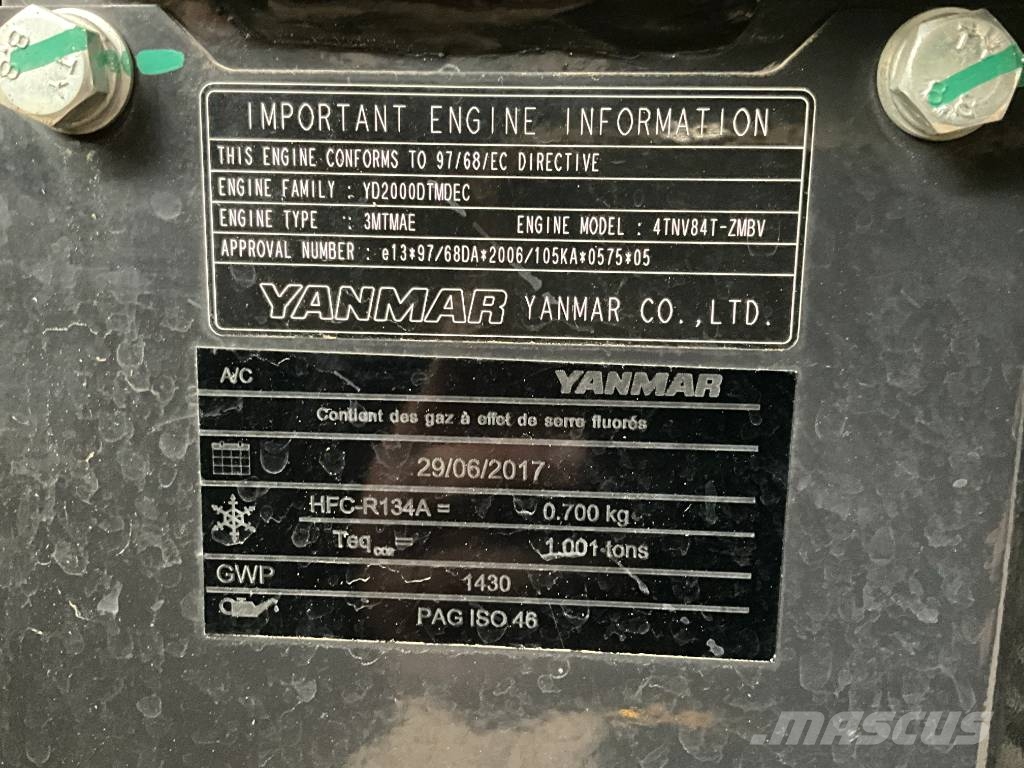 Yanmar Vio 57-6 A Міні-екскаватори < 7т