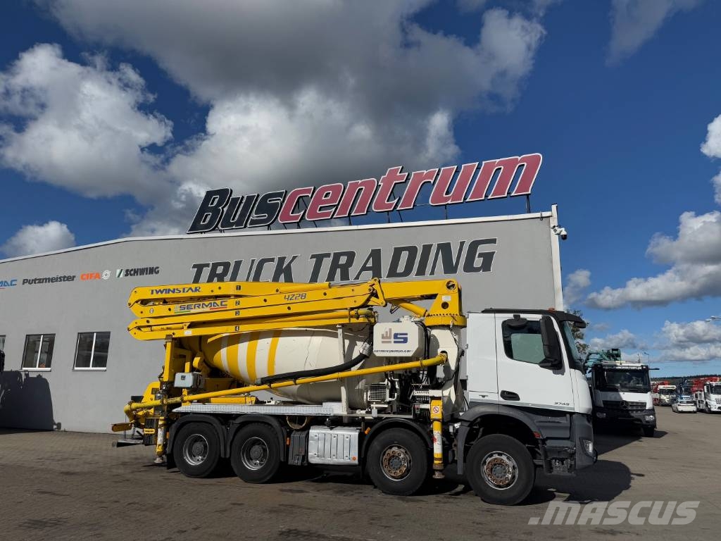 Mercedes-Benz Arocs 3743 Sermac 28 m 4Z28 Betonipumppuautot