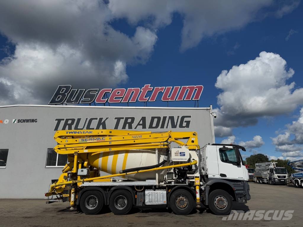 Mercedes-Benz Arocs 3743 Sermac 28 m 4Z28 Betonipumppuautot