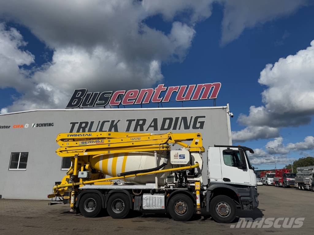 Mercedes-Benz Arocs 3743 Sermac 28 m 4Z28 Betonipumppuautot