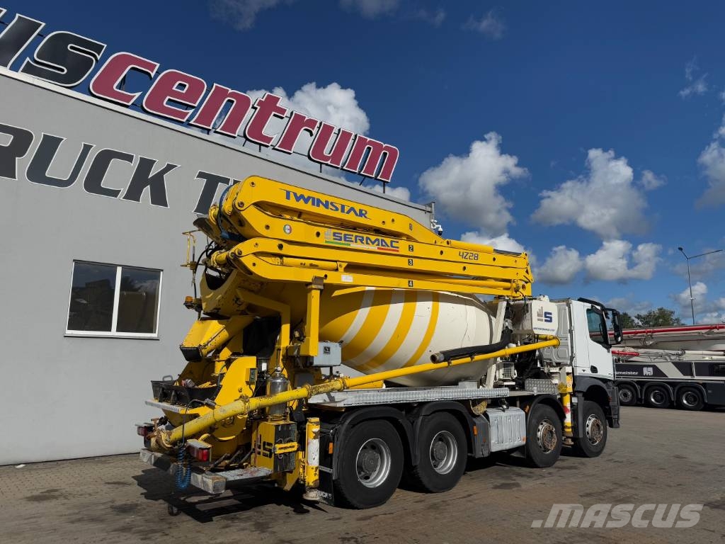 Mercedes-Benz Arocs 3743 Sermac 28 m 4Z28 Betonipumppuautot