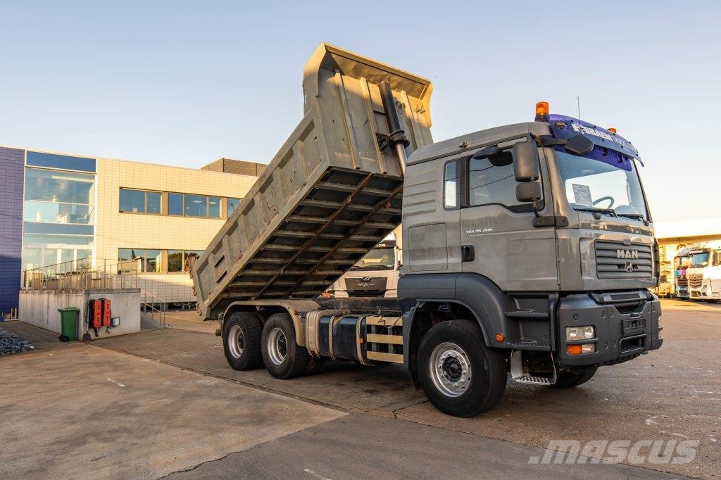MAN TGS 26.400 BB + BV MANUEL Camion benne