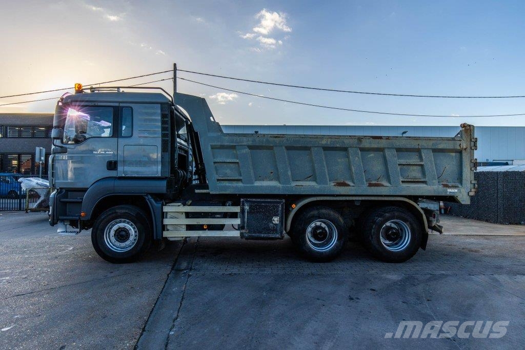 MAN TGS 26.400 BB + BV MANUEL Camion benne