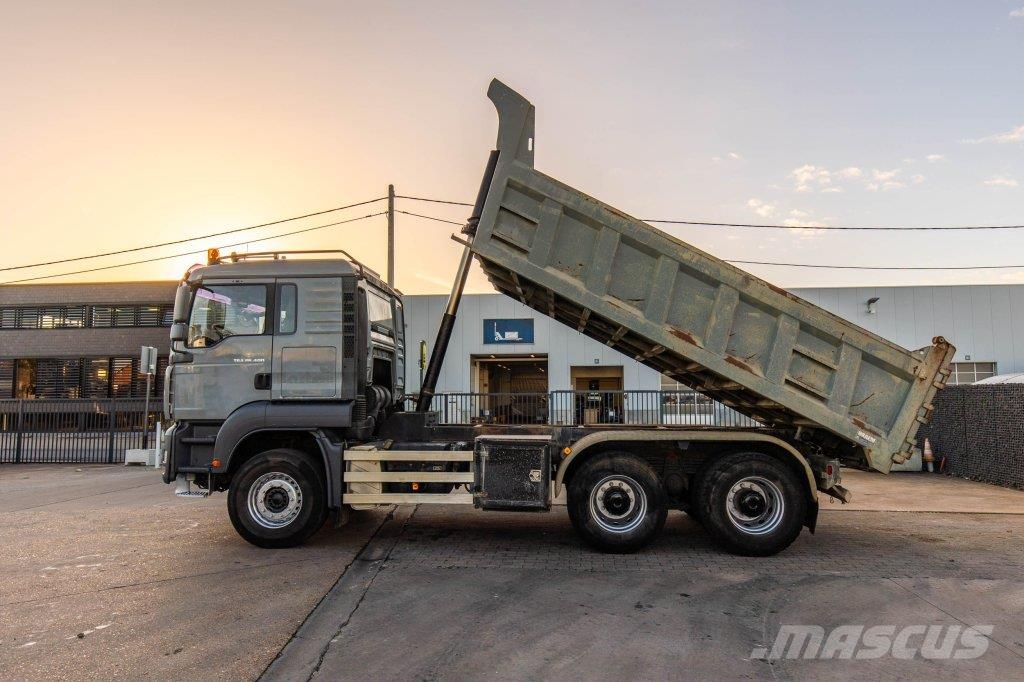 MAN TGS 26.400 BB + BV MANUEL Camion benne