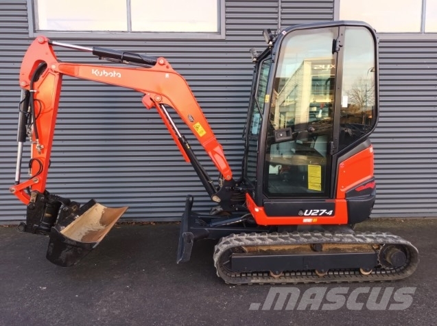 Kubota u27-4 Mini ekskavatörler, 7 tona dek