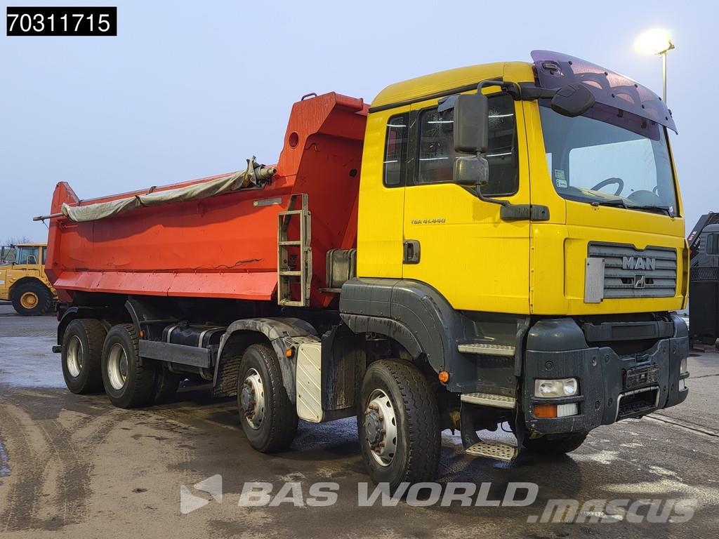 MAN TGA 41.440 TGA 8X8 18m3 Meiller Tipper Steelsuspen Kipper
