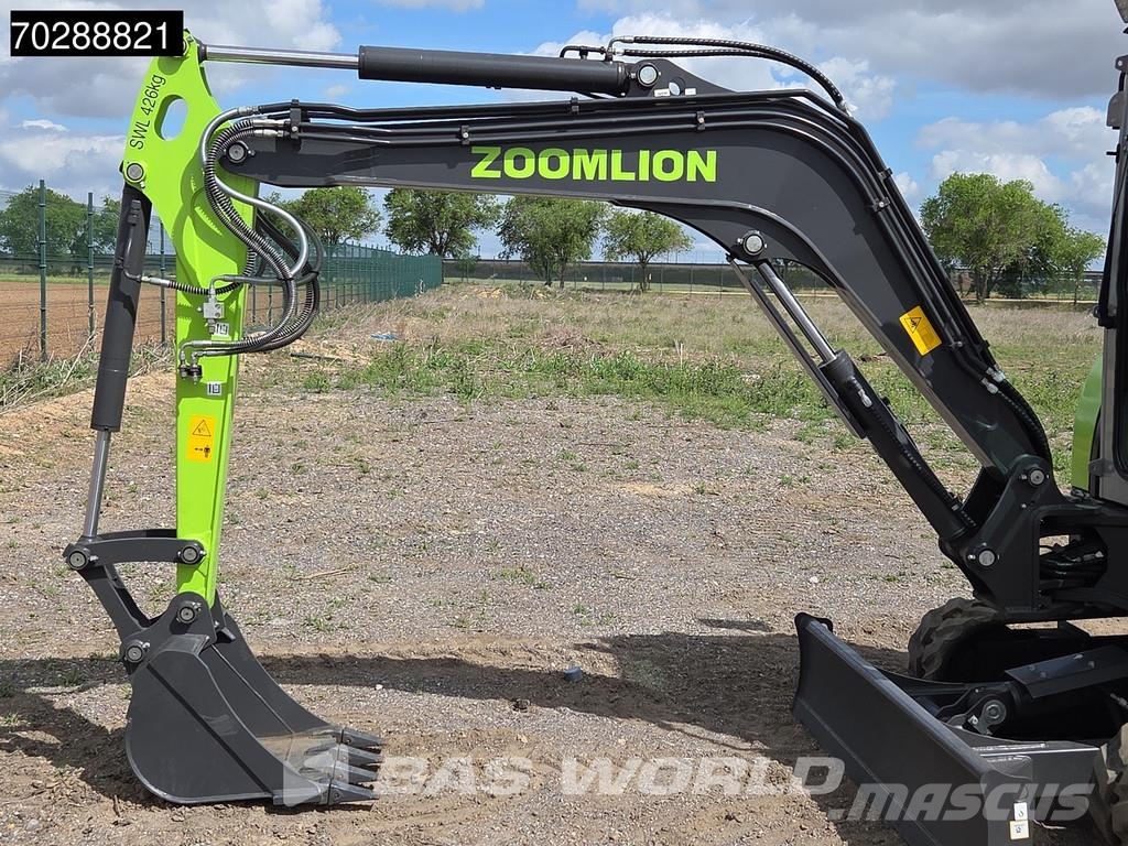 Zoomlion ZE35 GU Garantía de fábrica - A/C - Kubota Motor - Miniexcavadoras