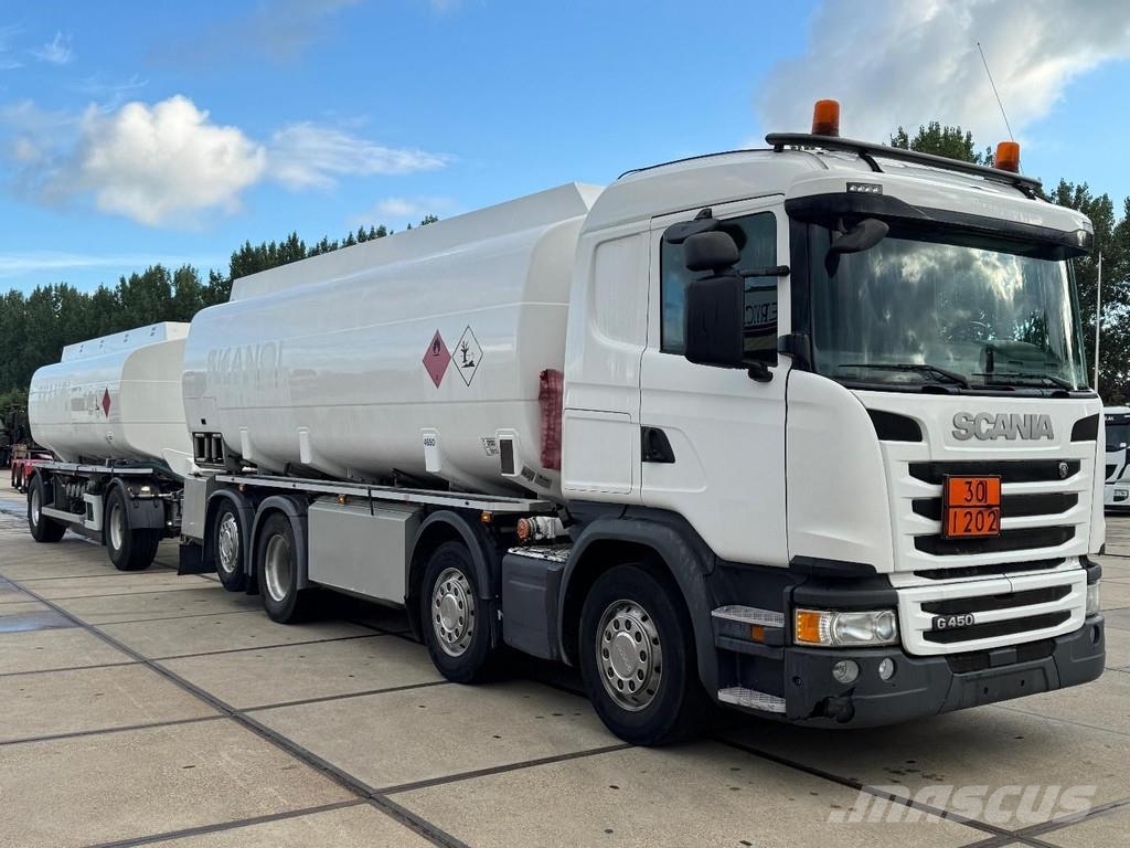 Scania G450 8X2 + 24.000 LITER TANK + 5 COMPARTIMENTS + H Camiones cisternas