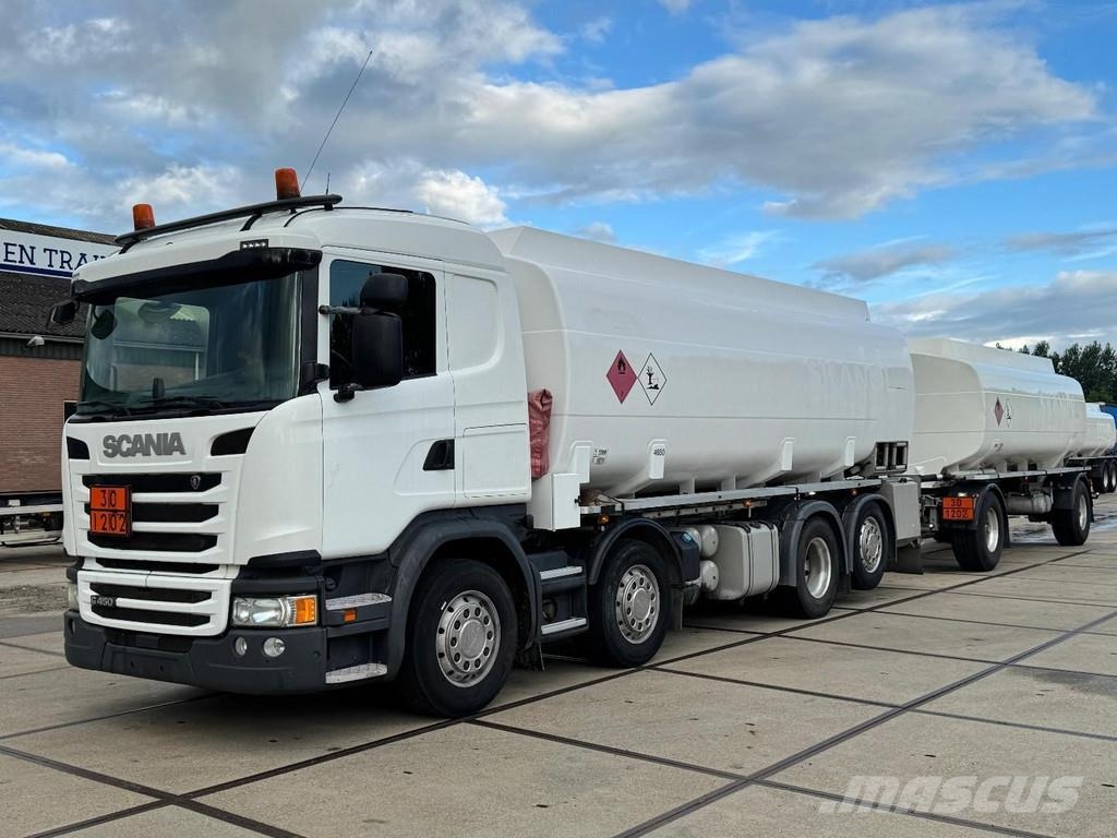 Scania G450 8X2 + 24.000 LITER TANK + 5 COMPARTIMENTS + H Camiones cisternas