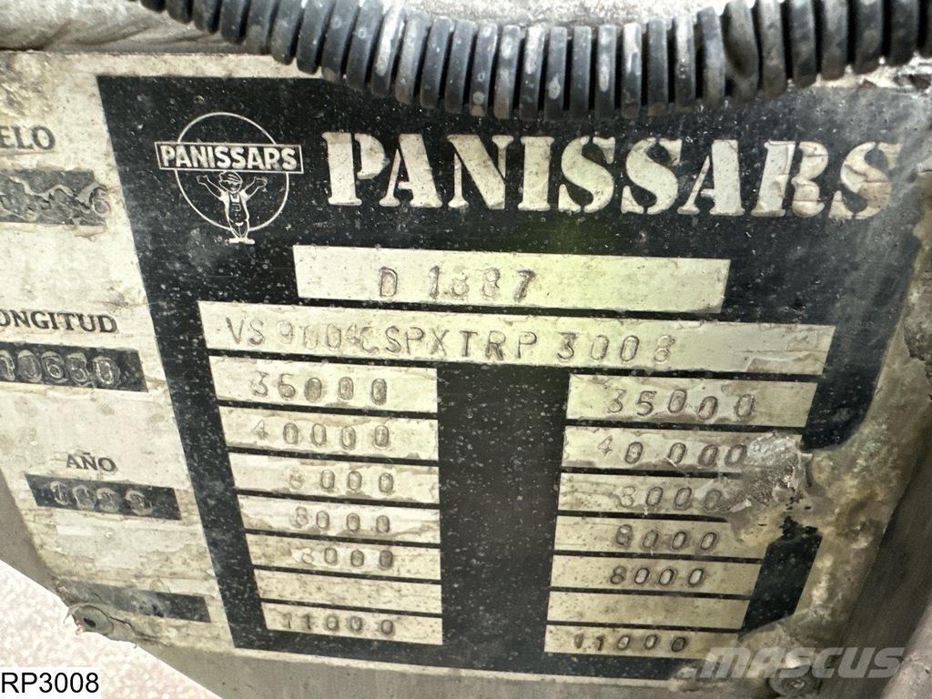 Panissars Chemie 29.715 LITER, 1 Compartment Poluprikolice cisterne