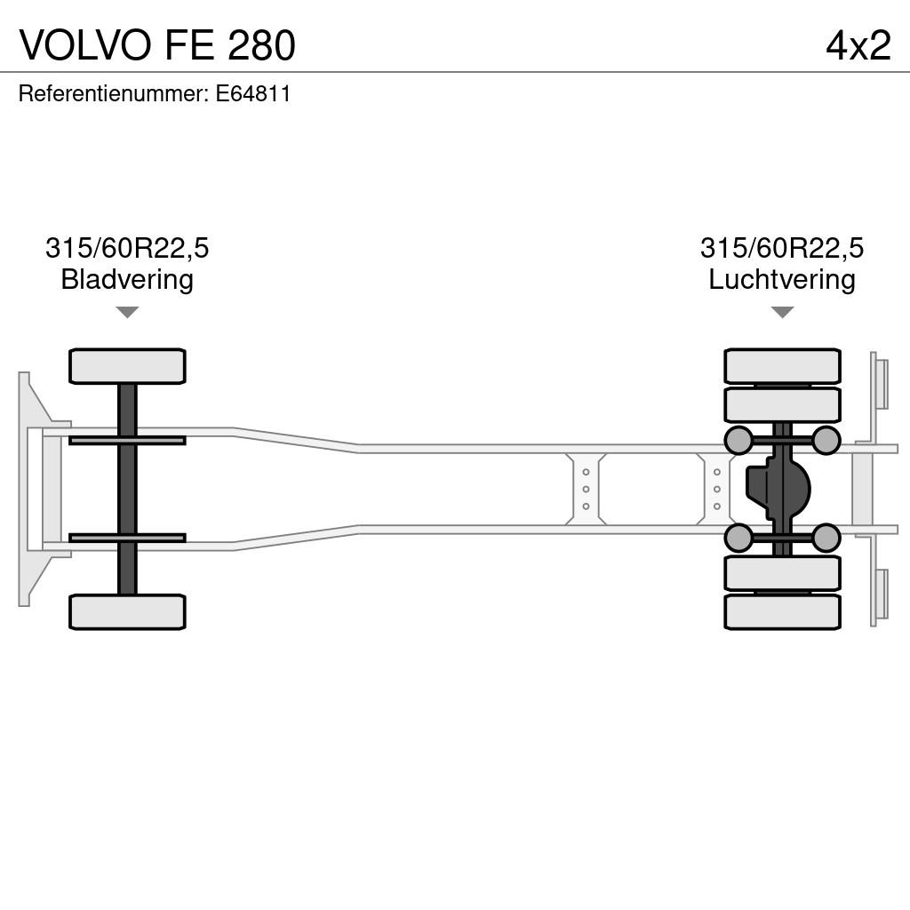 Volvo FE 280 Camiones con caja de remolque