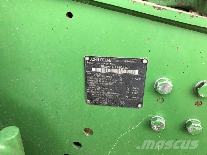 John Deere 9620RX 트랙터