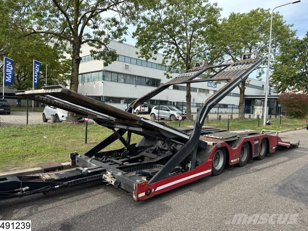 Volvo FM 480 6x2, EURO 5, Lohr, Trucktransport, Combi Oprijwagen