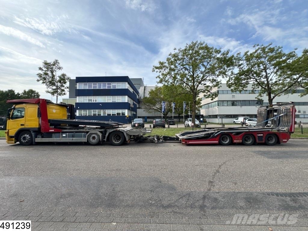 Volvo FM 480 6x2, EURO 5, Lohr, Trucktransport, Combi Oprijwagen