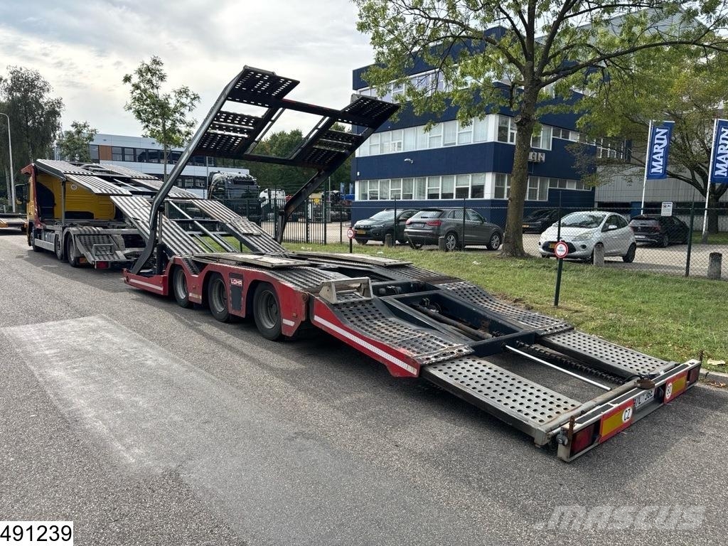 Volvo FM 480 6x2, EURO 5, Lohr, Trucktransport, Combi Oprijwagen