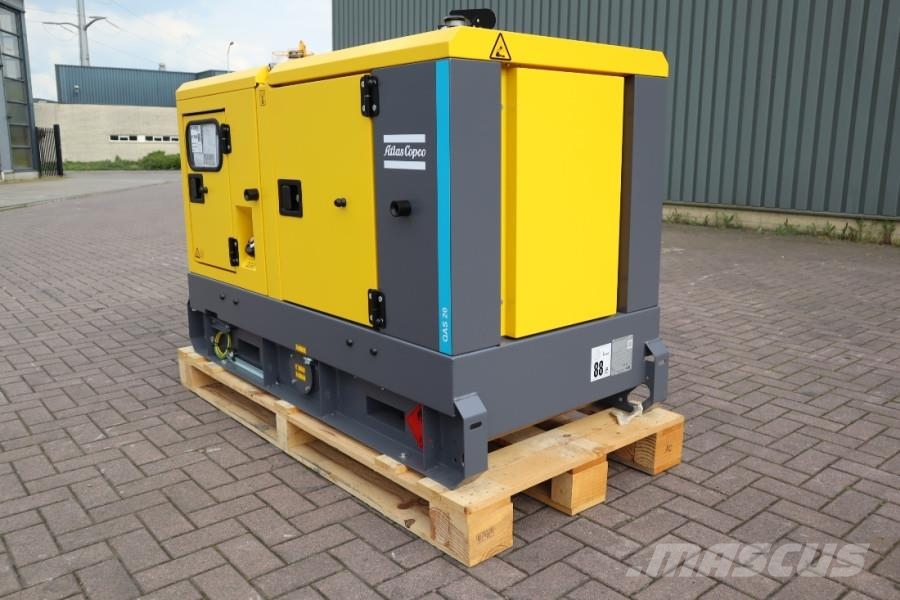 Atlas Copco QAS 20 S5 Valid Inspection, Diesel, 17 kVA, Also A Geradores Diesel