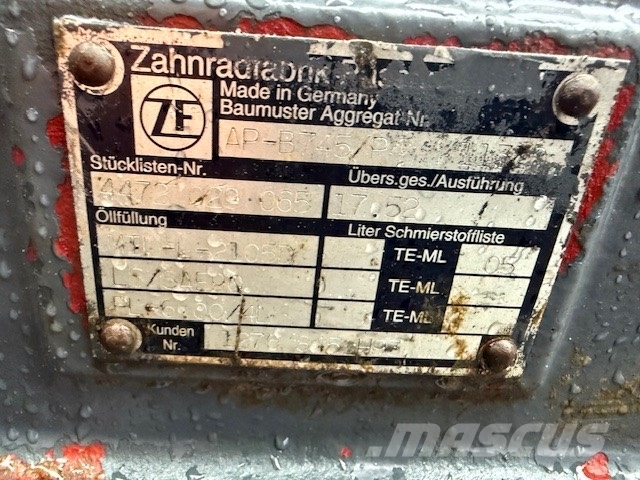ZF APL 745 + TRANSMISSION Axles