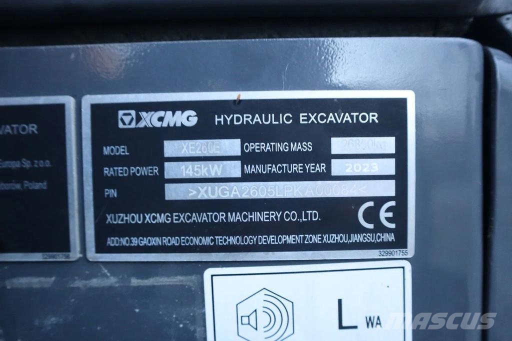 XCMG XE260E | ROTOTILT R8 | CE | CUMMINS STAGE V | WARR Rupsgraafmachines