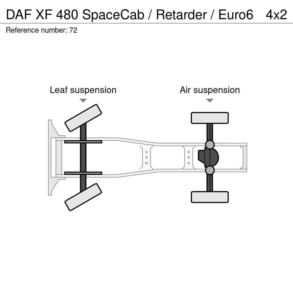DAF XF 480 SpaceCab / Retarder / Euro6 Prime Movers