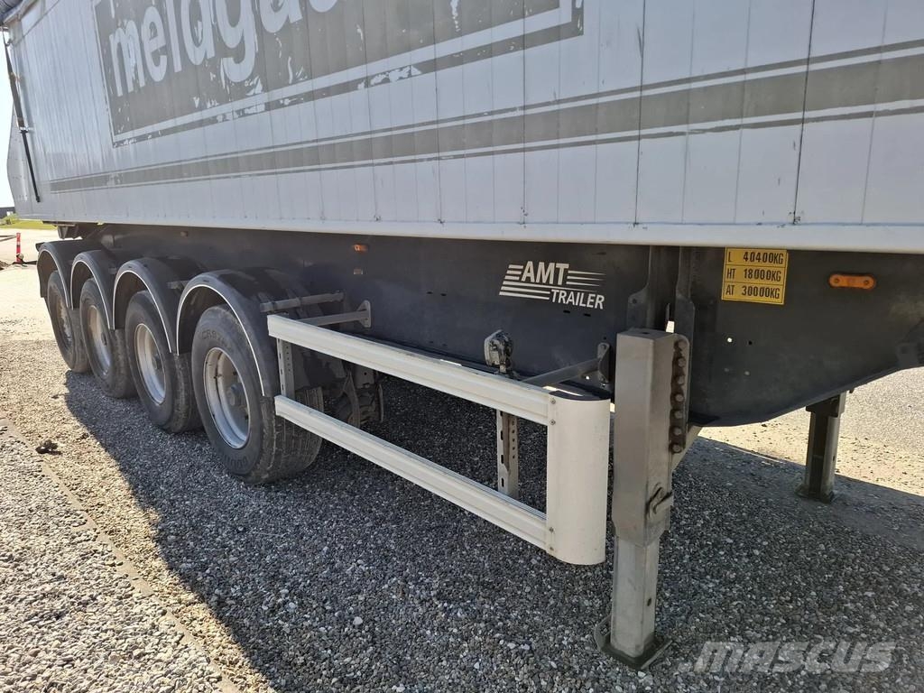 AMT 4 akslet 36 m3 tiptrailer med Ecotop Kippladerauflieger