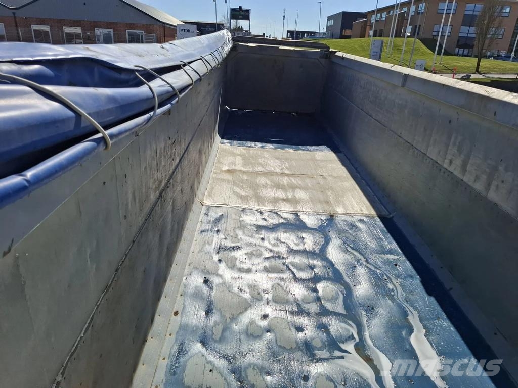 AMT 4 akslet 36 m3 tiptrailer med Ecotop Kippladerauflieger