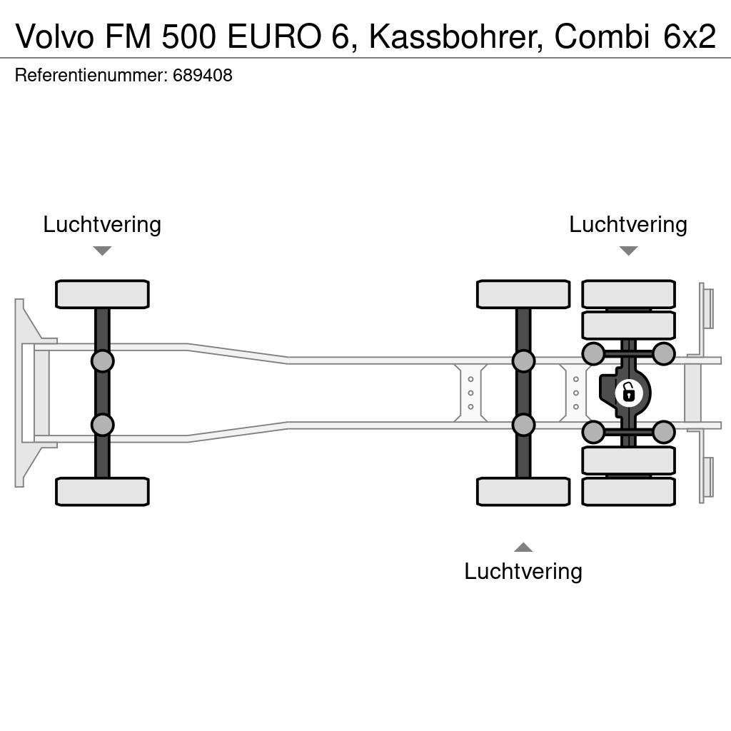 Volvo FM 500 EURO 6, Kassbohrer, Combi Pojazdy do transportu samochodów