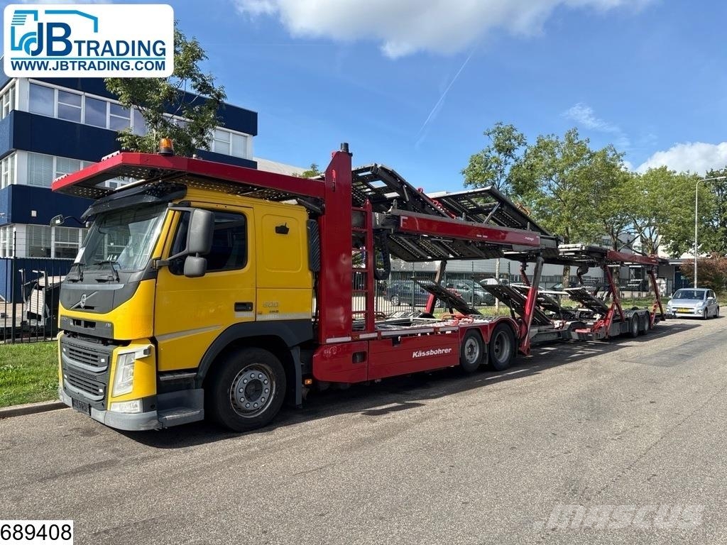 Volvo FM 500 EURO 6, Kassbohrer, Combi Pojazdy do transportu samochodów