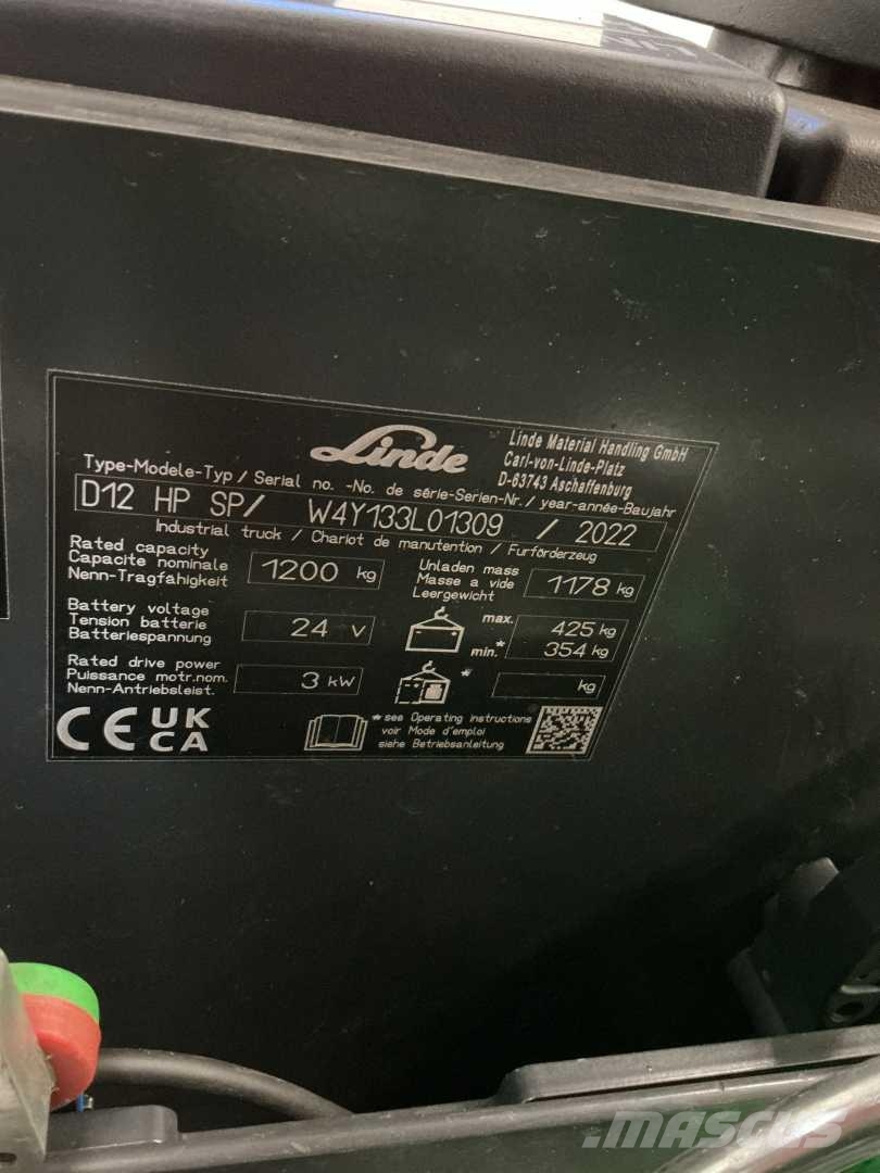 Linde D12HPSP Manipulácia s materiálom - ostatné
