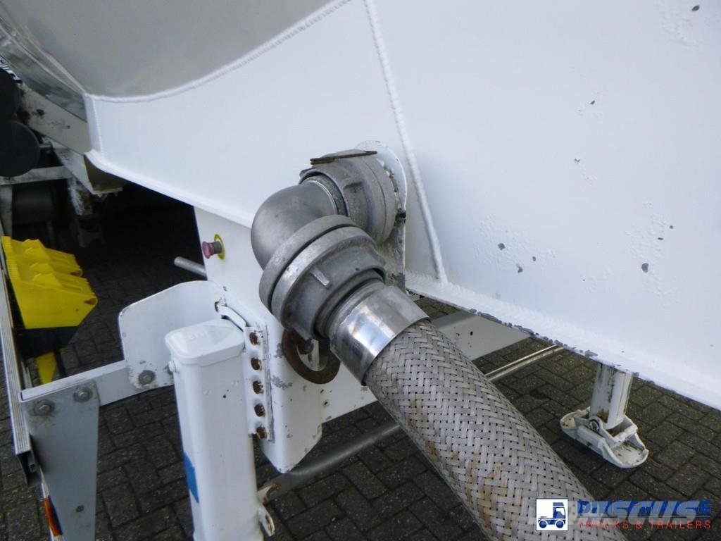 GS Powder tank alu 40 m3 / 1 comp Tanker semi-trailers