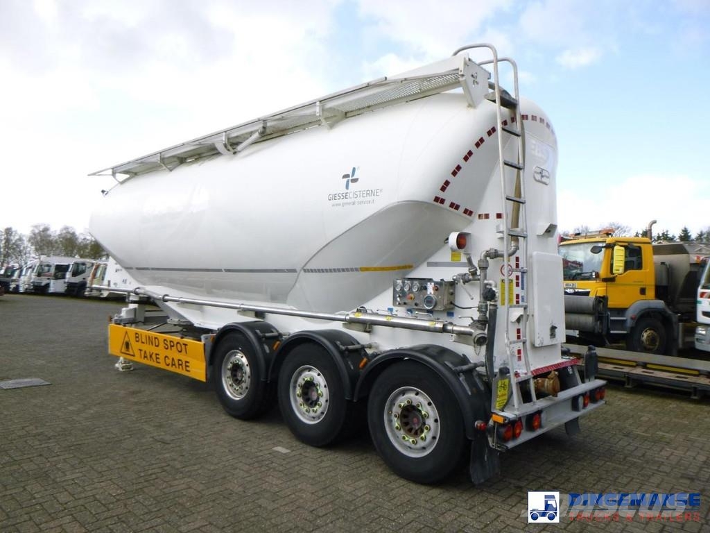 GS Powder tank alu 40 m3 / 1 comp Tanker semi-trailers