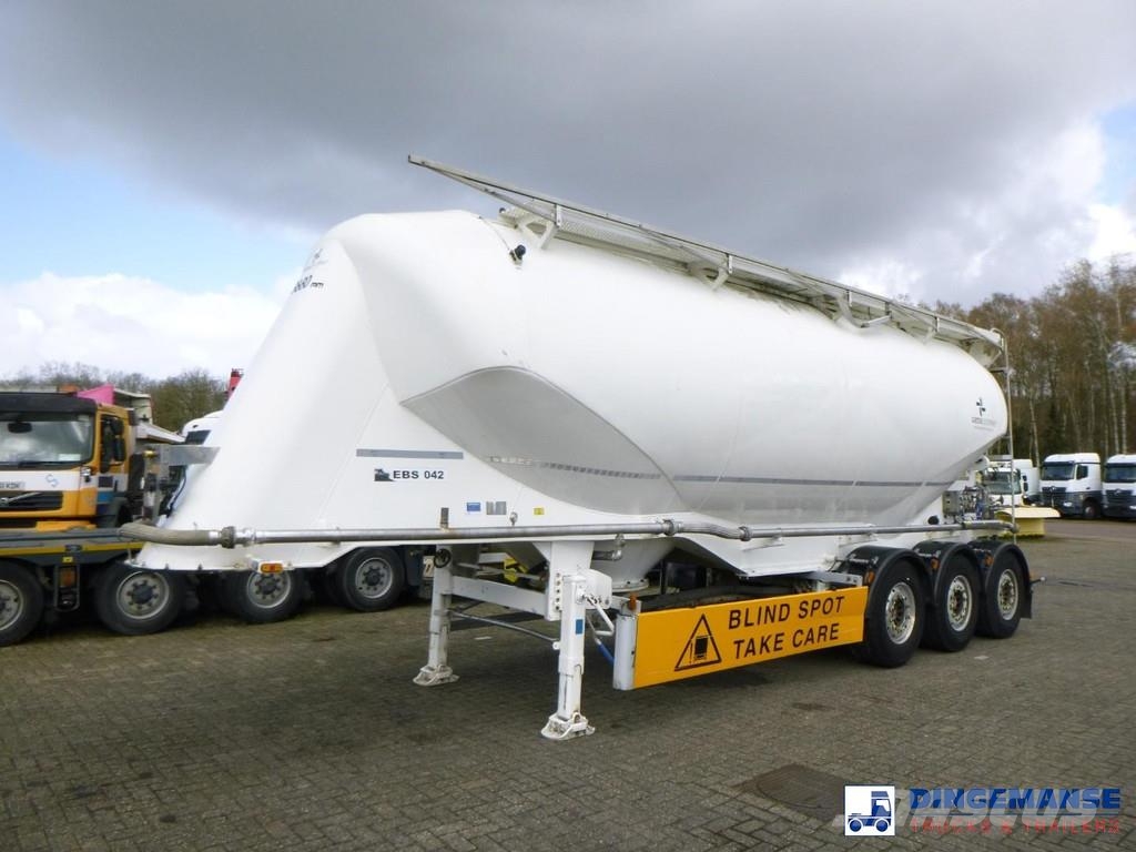 GS Powder tank alu 40 m3 / 1 comp Tanker semi-trailers