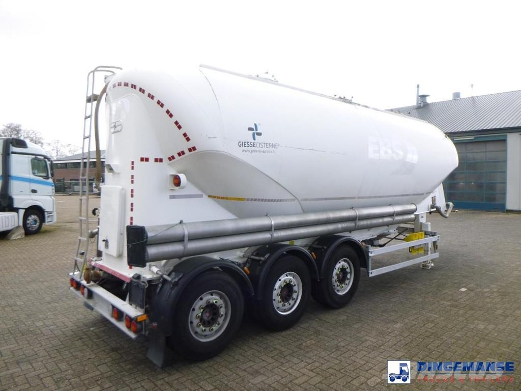 GS Powder tank alu 40 m3 / 1 comp Tanker semi-trailers