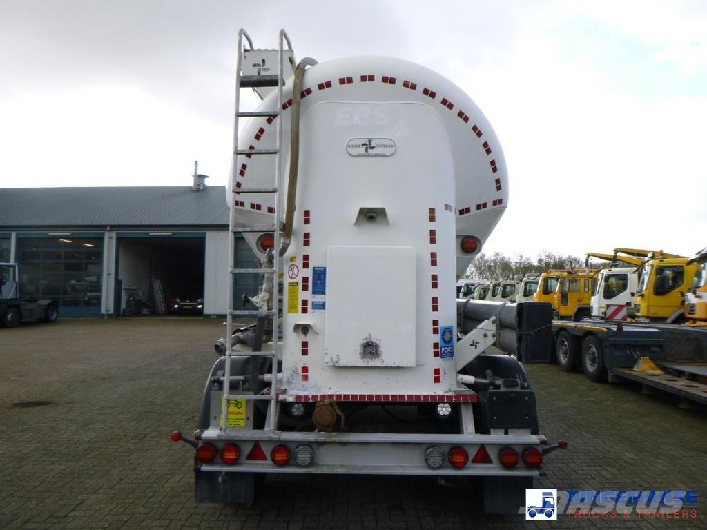 GS Powder tank alu 40 m3 / 1 comp Tanker semi-trailers