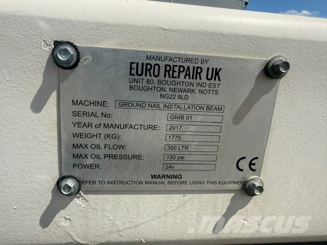 Euro EURO REPAIR GROUND NAIL INSTALLATION BEAM Комплектующие и запасные части для бурильных установок