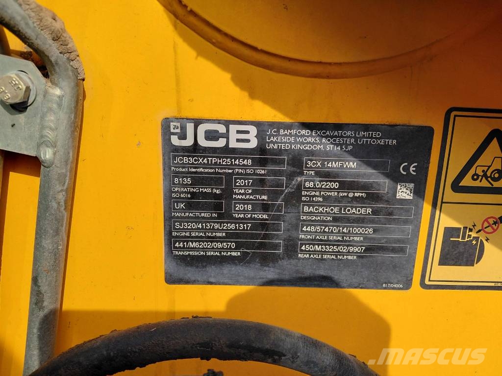 JCB 3 CX 14 Kazıcı yükleyiciler - beko loder