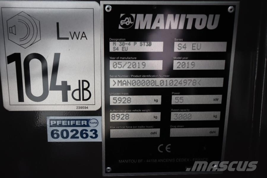 Manitou M30-4 Valid inspection, *Guarantee! 4x4 Drive, 300 ラフターテレントラック