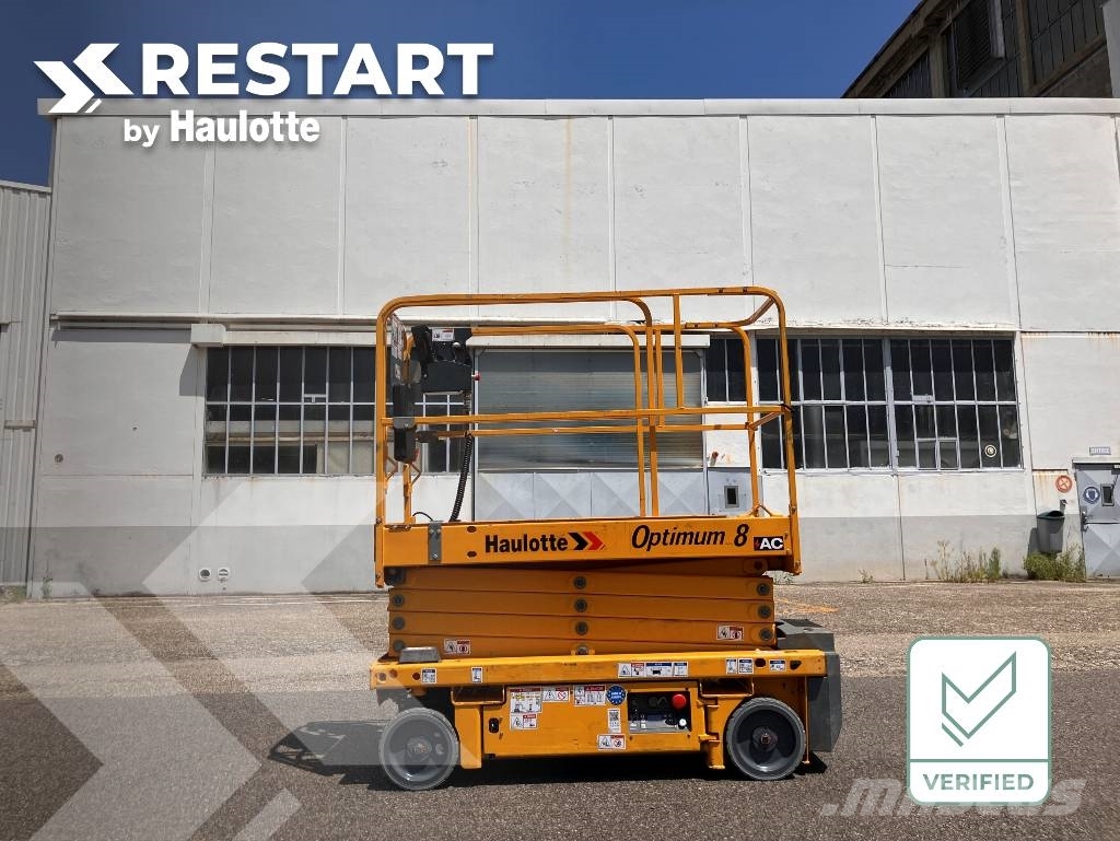 HAULOTTE OPTIMUM8 - NEW BATTERIES NEW WHEELS 가위형 리프트