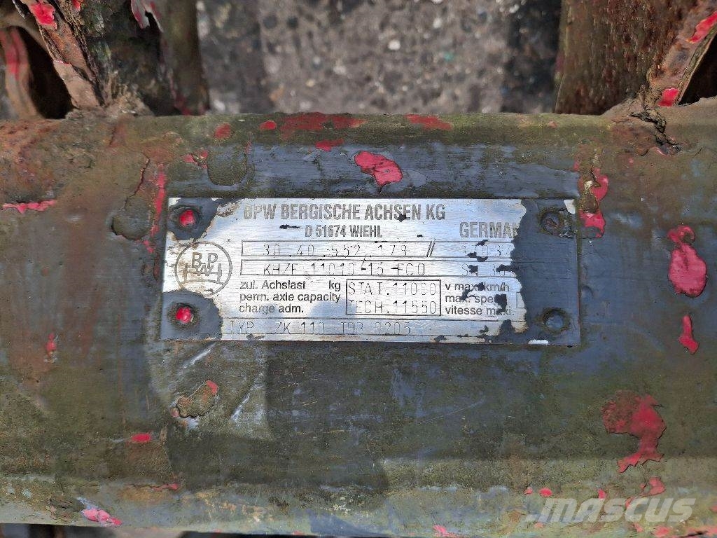 BPW KHZF 11010-15 ECO Ejes