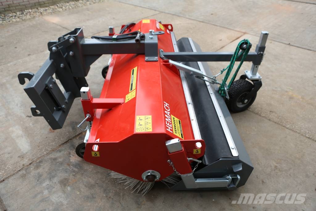 Hemach rolbezem | NIEUW | veegmachine incl. opvangbak Cepillos