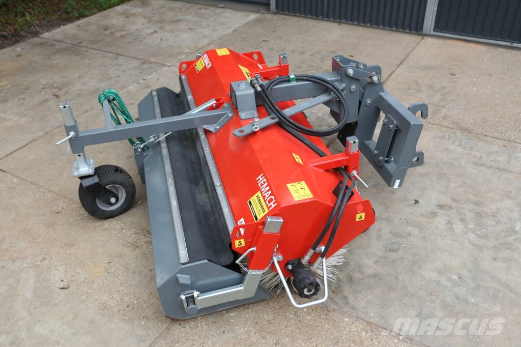 Hemach rolbezem | NIEUW | veegmachine incl. opvangbak Cepillos