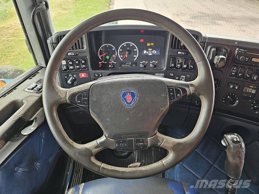 Scania R480 6X2 MANUAL CRANE Camiones de cama baja