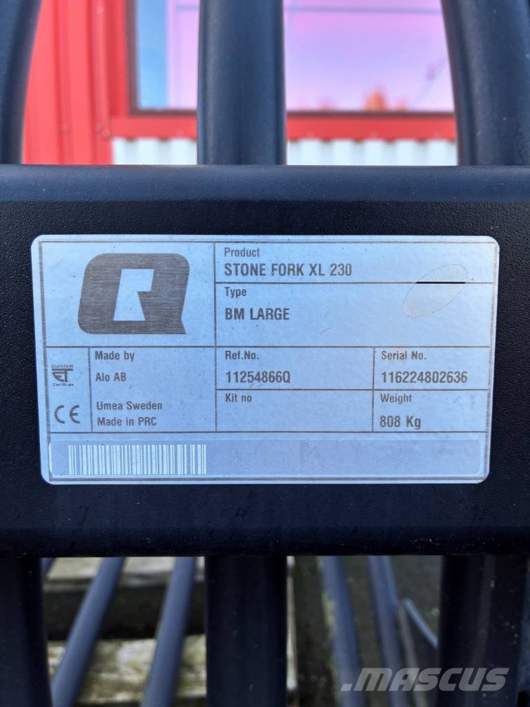 Ålö Stone Fork XL 230 Overige accessoires voor tractoren