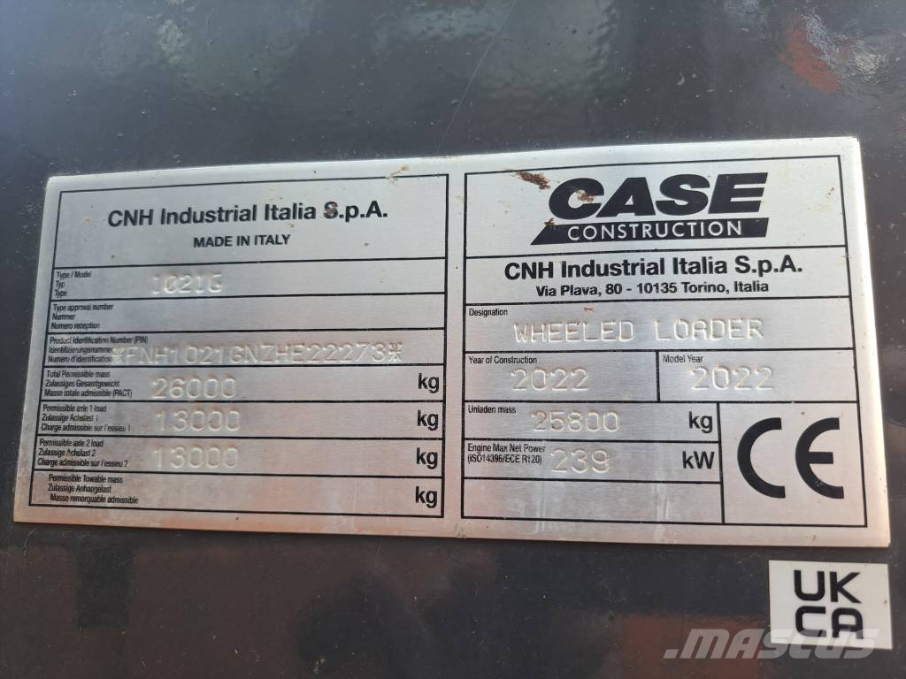 CASE 1021 G Колесни товарачи