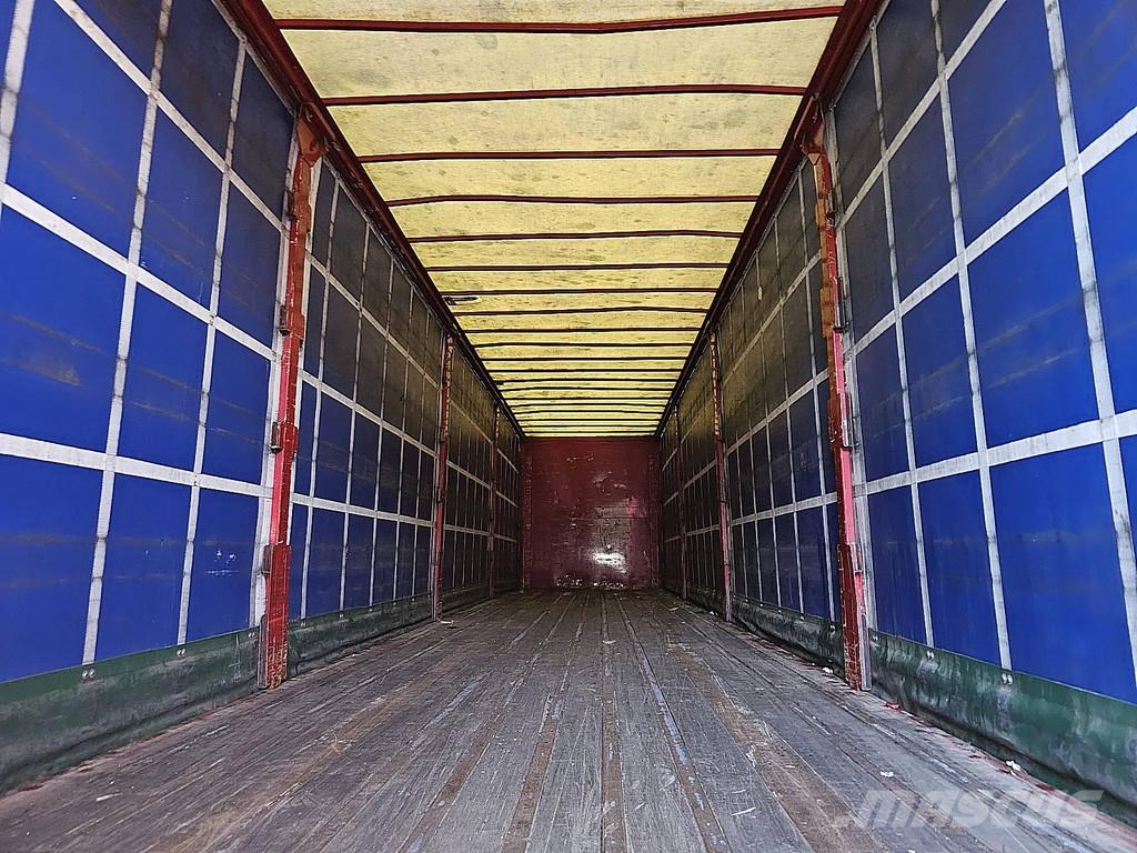 Groenewegen DRO-12-27.3 BPW DRUM BRAKES HARD WOOD FLOOR BE APK Semi Reboques Cortinas Laterais