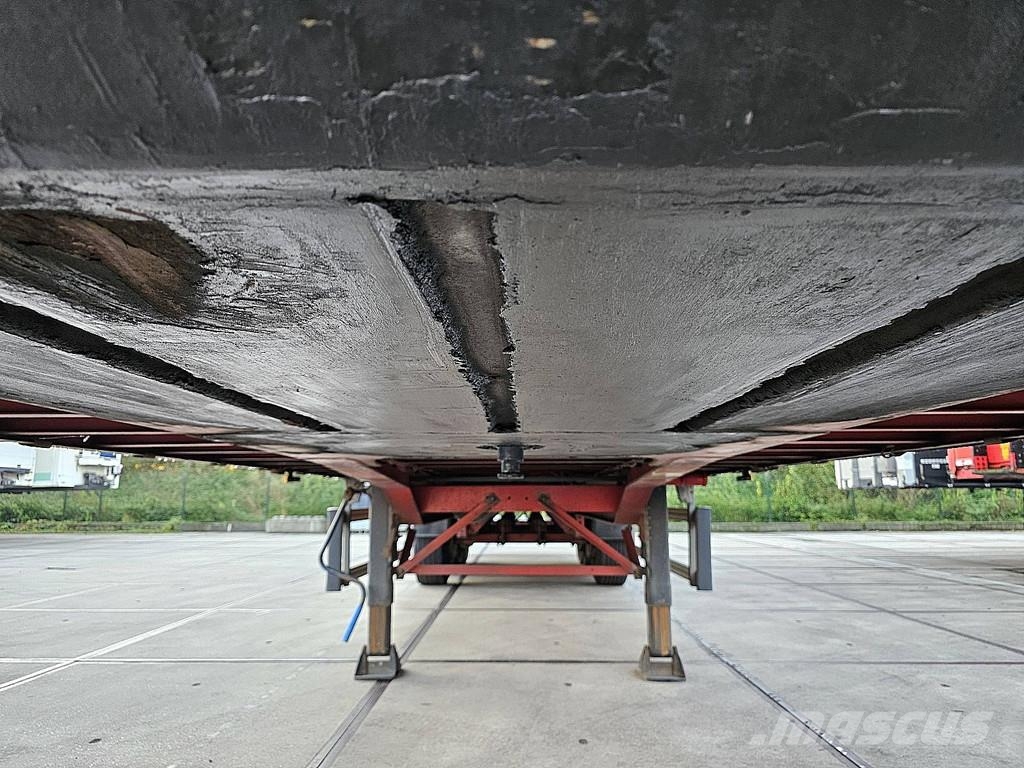 Groenewegen DRO-12-27.3 BPW DRUM BRAKES HARD WOOD FLOOR BE APK Semi Reboques Cortinas Laterais