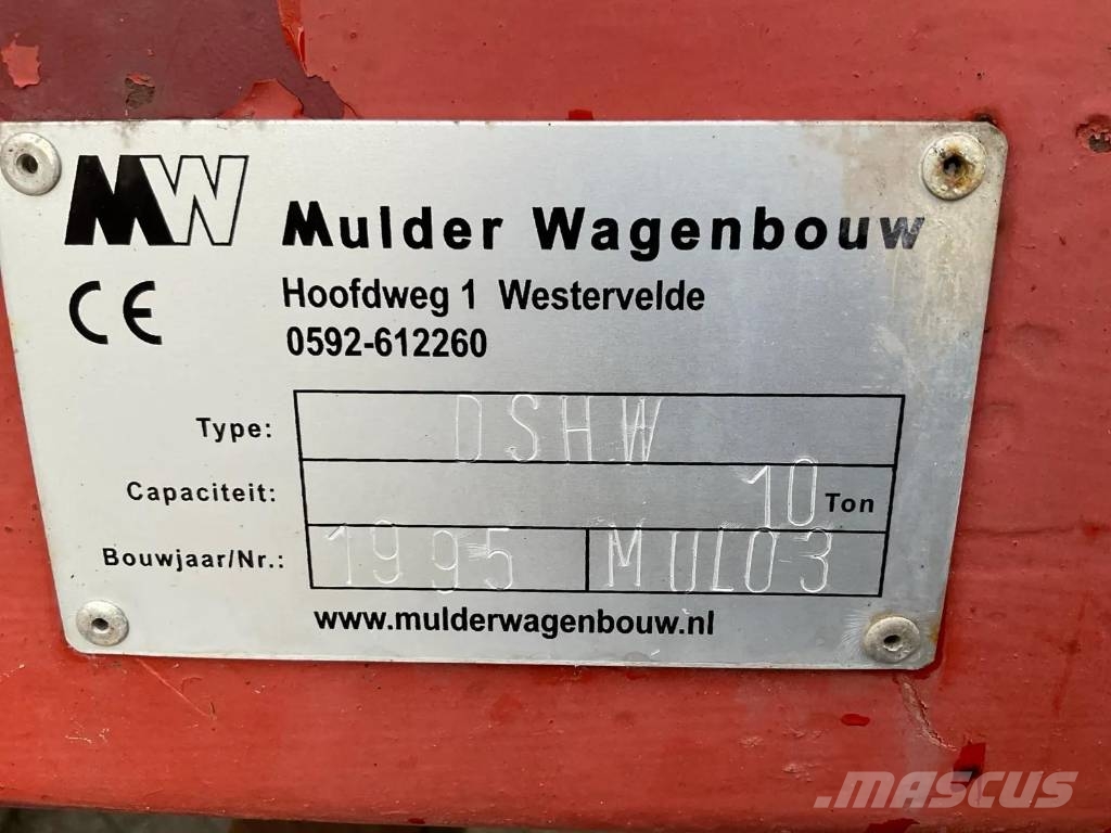 Mulder Aanhangwagen, Zeilenwagen Прицепи загального призначення