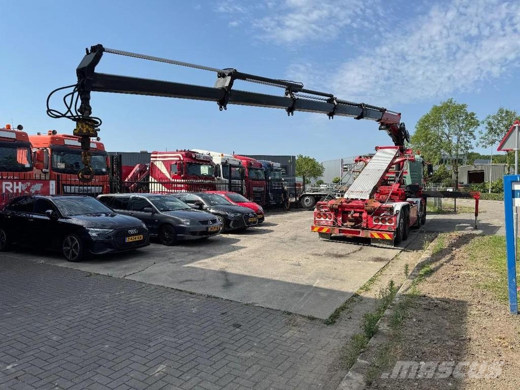 MAN TGS 35.480 8X4 HMF 2420 K5 + HMF ABLE + REMOTE CON gancho Caminhões Roll-on Roll-off