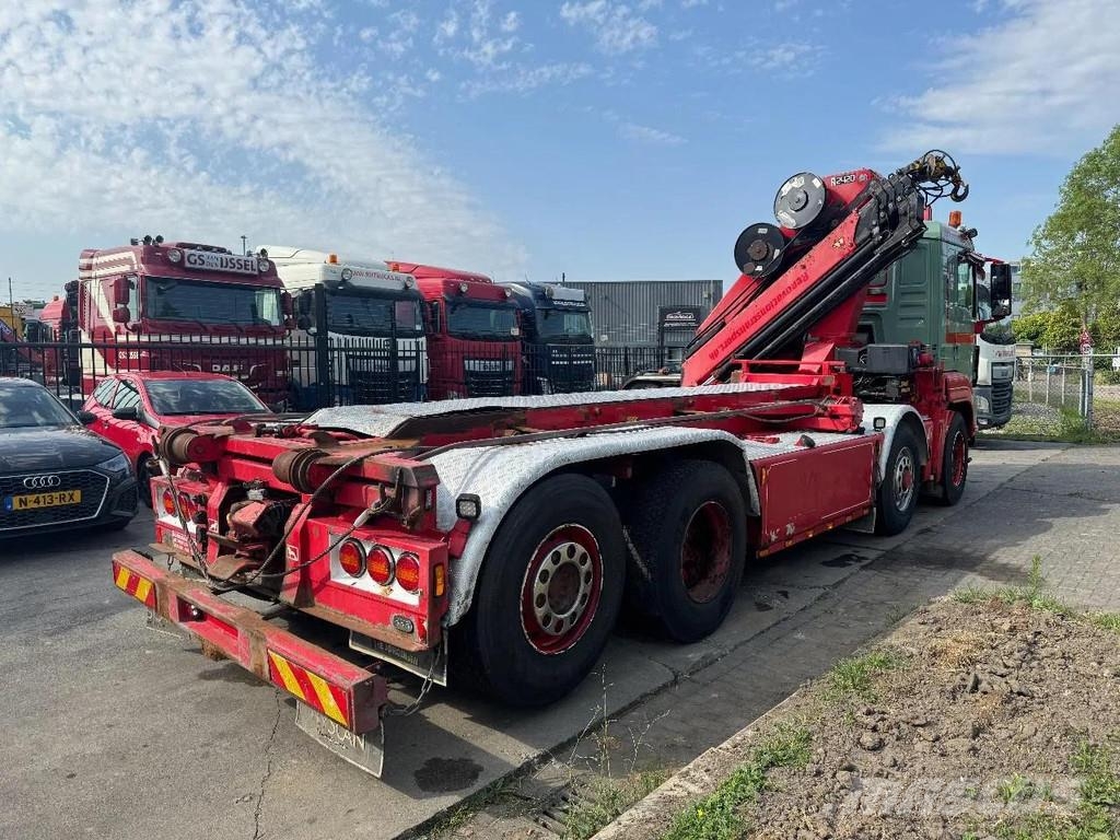 MAN TGS 35.480 8X4 HMF 2420 K5 + HMF ABLE + REMOTE CON gancho Caminhões Roll-on Roll-off