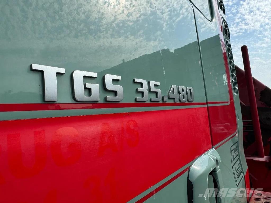 MAN TGS 35.480 8X4 HMF 2420 K5 + HMF ABLE + REMOTE CON gancho Caminhões Roll-on Roll-off