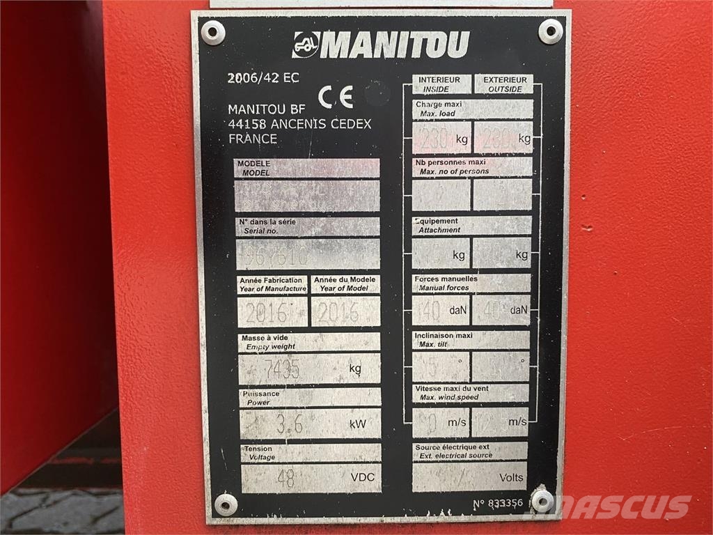 Manitou 170AETJ-L BI-ENERGY Knikarmhoogwerkers